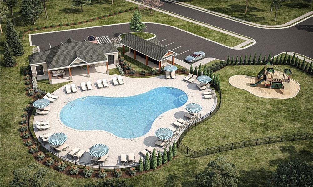 Community amenities in Evergreen Crossing, Locust Grove (Image 38).
