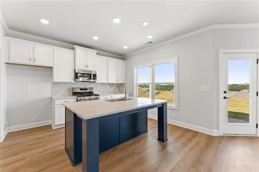 Furnished interior view inside a new home in , Calhoun (Image 5).