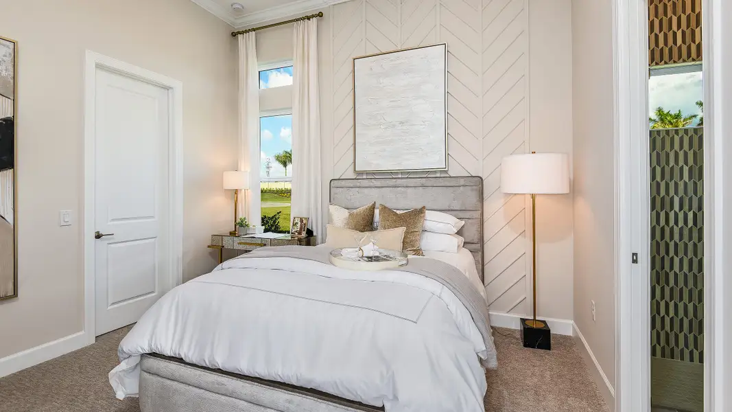 Furnished interior view inside a new home in Esplanade by the Islands, Naples (Image 12). Furnished interior view inside a new home in Esplanade by the Islands, Naples (Image 12).