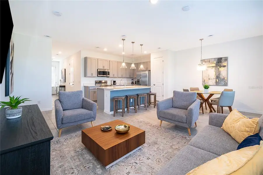 Furnished interior view inside a new home in , Davenport (Image 12).