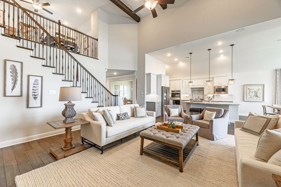 Furnished interior view inside a new home in ARTAVIA, Conroe (Image 19).