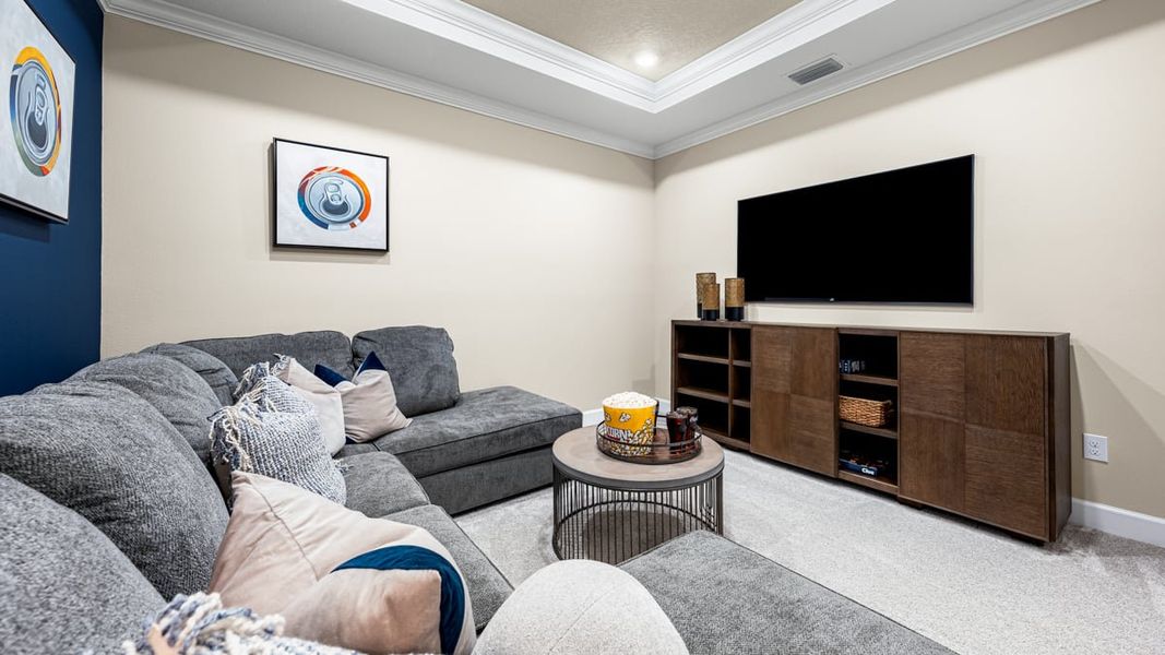 Representative furnished interior of a home built from the Bimini by Taylor Morrison in Victoria Lakes, Odessa (Image 9).