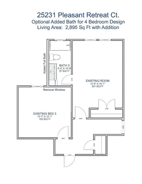 2D floor plan layout of this home in , Montgomery, TX (Image 5).