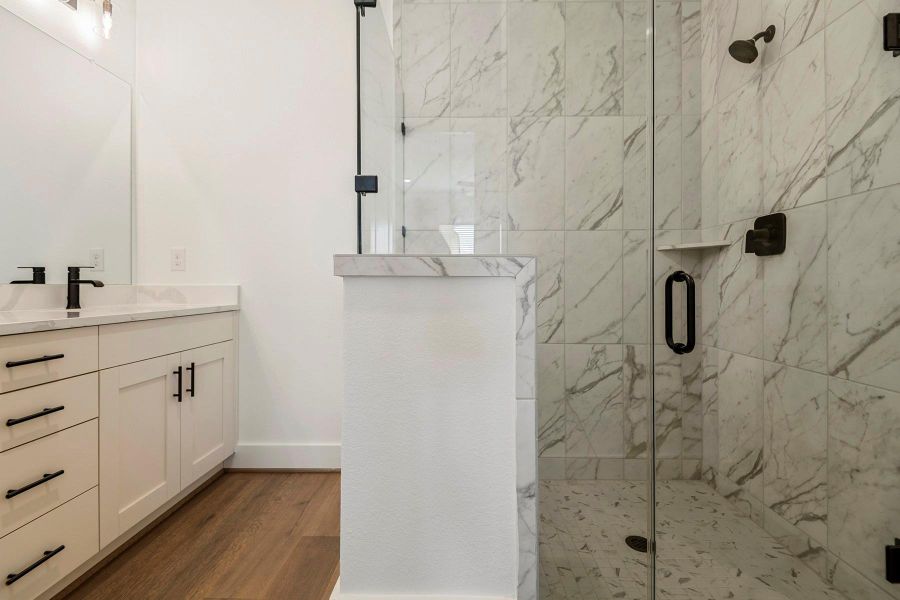 Furnished interior view inside a new home in Hallimore Ranch, Rosenberg (Image 12).