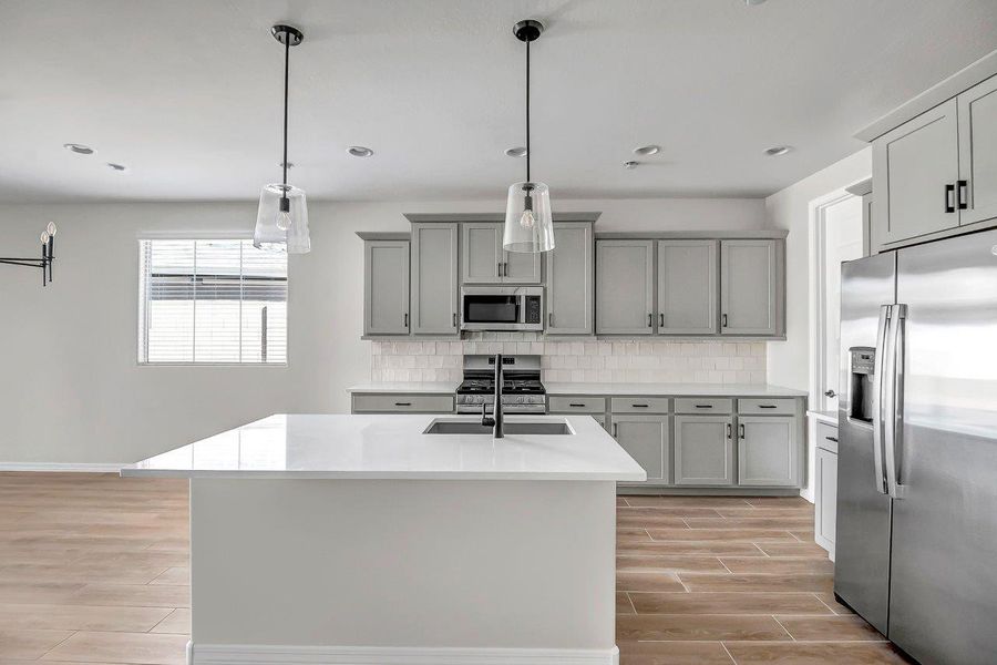 Furnished interior view inside a new home in Mesquite at North Creek, Queen Creek (Image 11).