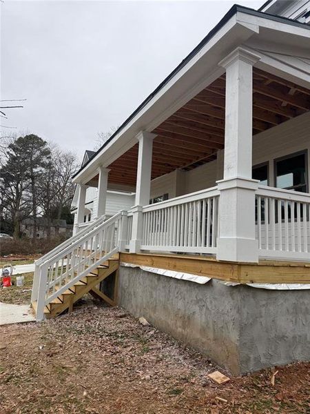 Exterior details and patio area of a home in , Atlanta (Image 4).