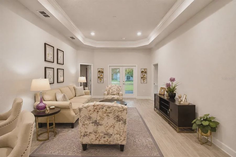 Furnished interior view inside a new home in Lake Juliana Estates, Auburndale (Image 19).