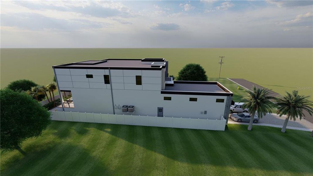 Exterior details and patio area of a home in , Tampa (Image 28).