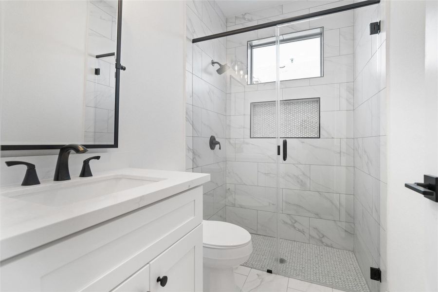 Furnished interior view inside a new home in , Houston (Image 24).