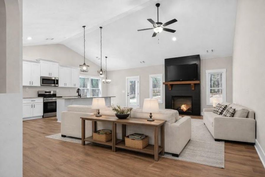 Furnished interior view inside a new home in , Silver Creek (Image 6).