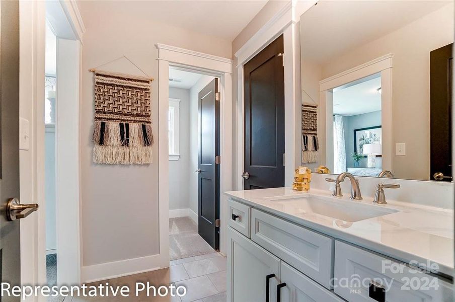 This home will feature a Hall bath with Double Sinks ilo Jack and Jill option