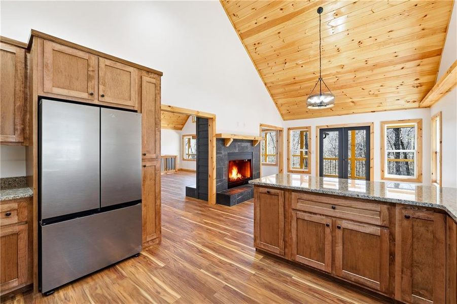 Furnished interior view inside a new home in , Ellijay (Image 9).