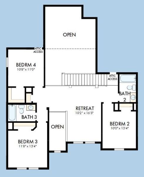 The success of a floor plan is the way you can move through it…You’ll be amazed at how well this home lives…We call it traffic patterns.