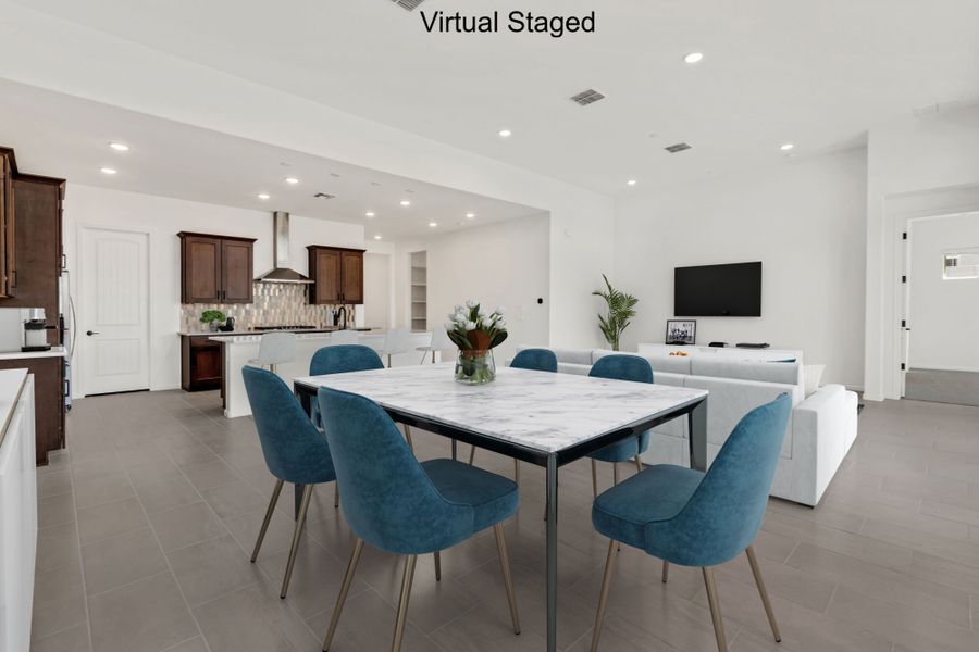 Furnished interior view inside a new home in Saguaro Reserve II, Marana (Image 6).