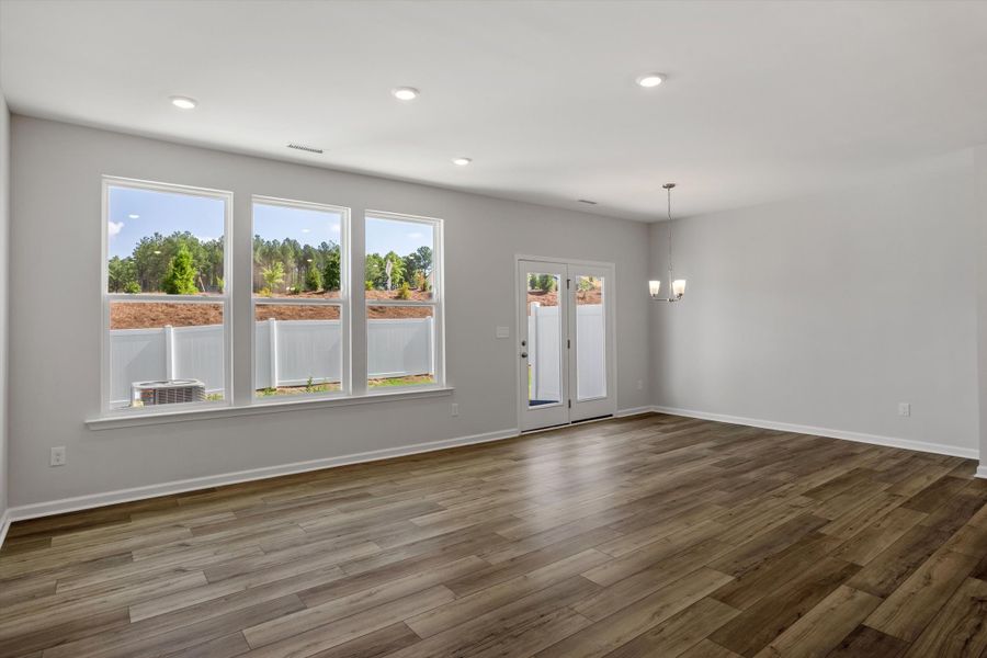 Spacious, unfurnished interior of a new home in Sweetbrier, Durham (Image 23).