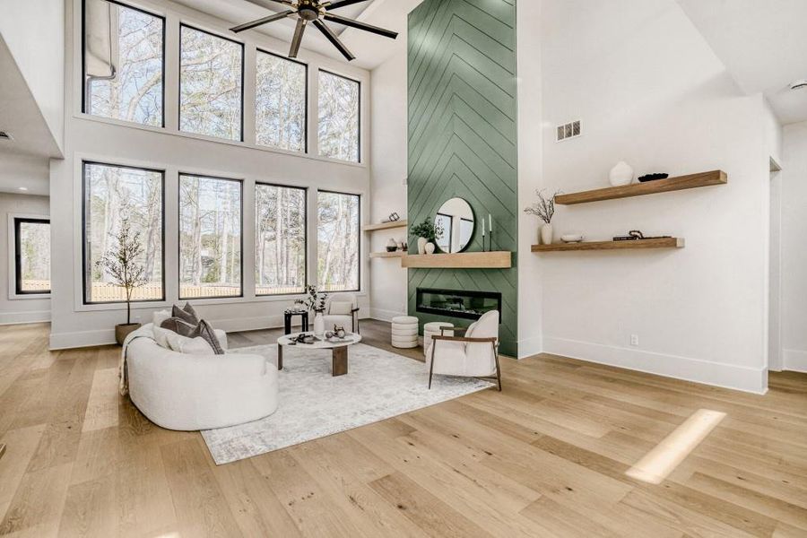 Furnished interior view inside a new home in , Lawrenceville (Image 11).