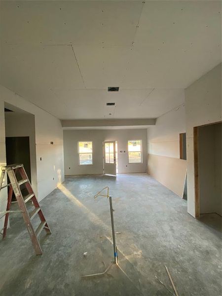 View of unfurnished living room