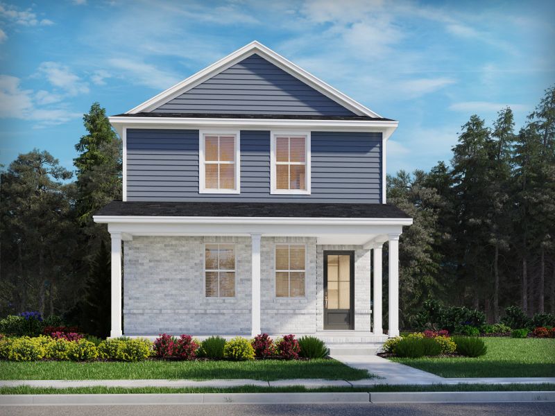 Representative exterior photo of a completed home built from the Hastings by Meritage Homes in Poplar Farms, Franklin, TN (Image 10).