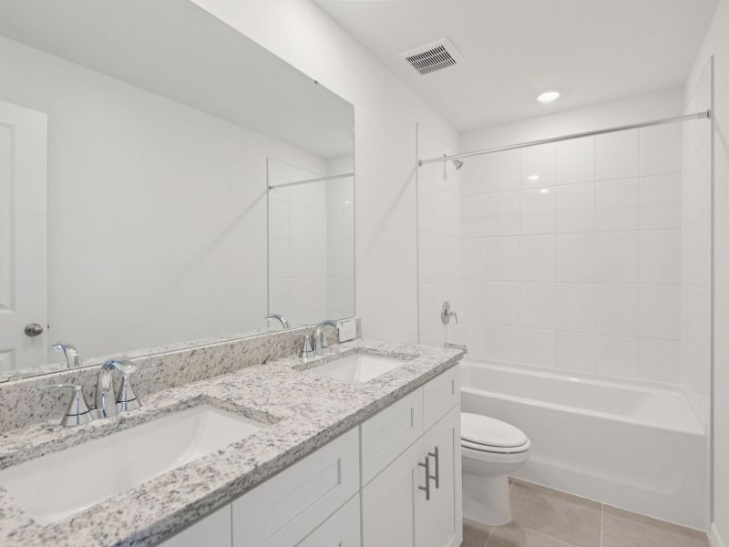 Furnished interior view inside a new home in Hilltop Vistas, Dade City (Image 11).
