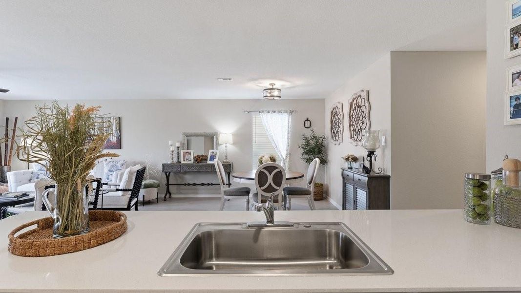 Furnished interior view inside a new home in Trails at Cochran Ranch, Waller (Image 9).