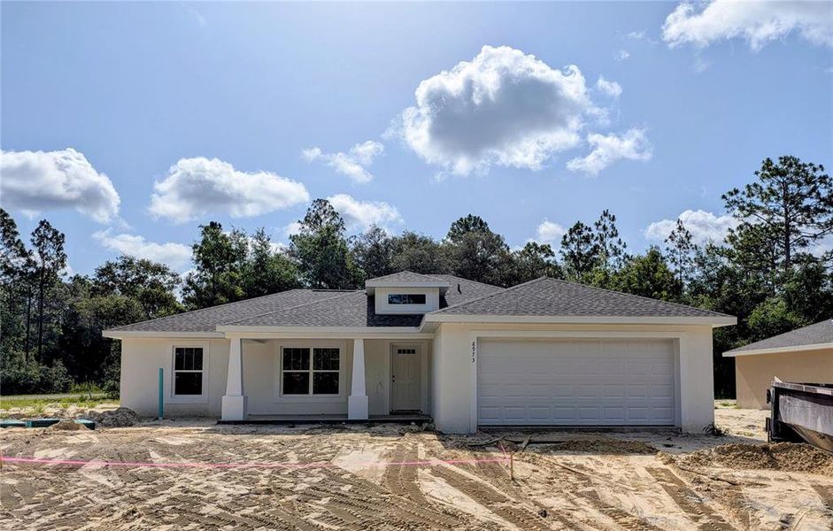 In-progress construction of a new home in , Citrus Springs, FL (Image 35).