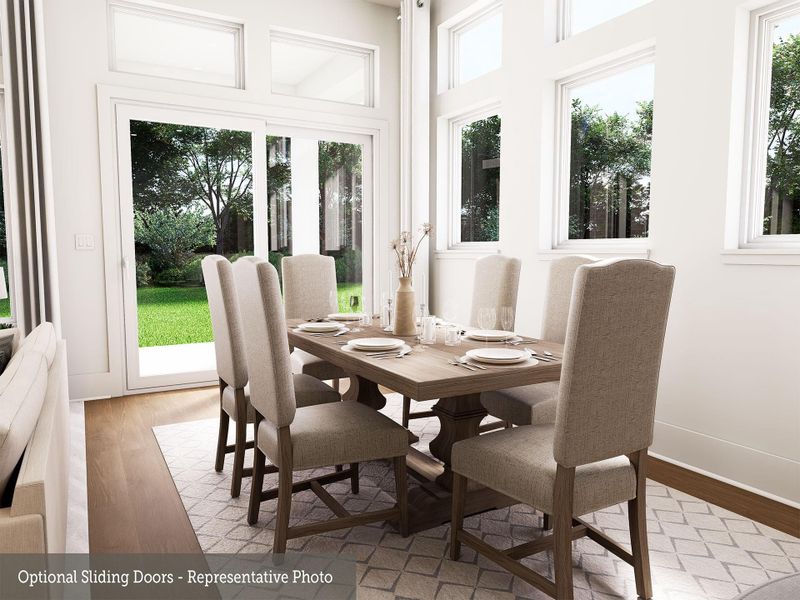 Furnished interior view inside a new home in Two Step Farm 50', Montgomery (Image 8).