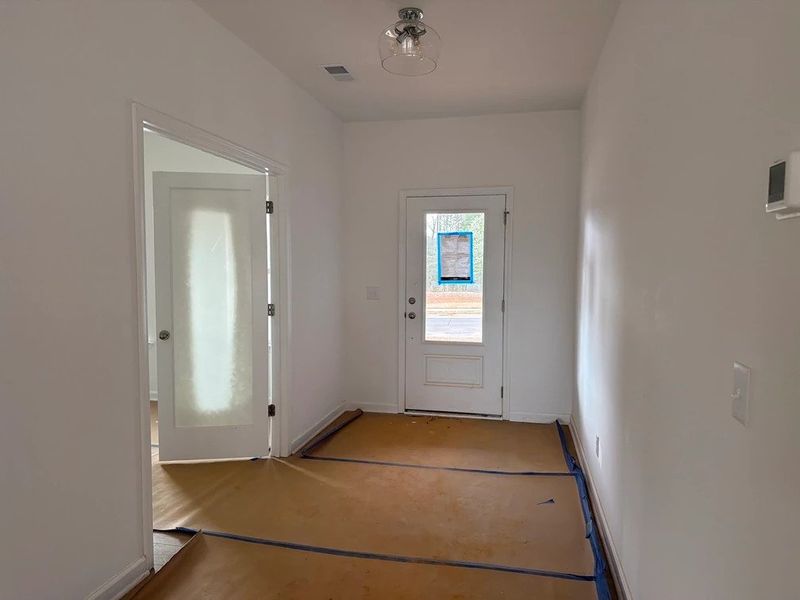 In-progress construction of a new home in Rowland's Grant, Fuquay Varina, NC (Image 8).