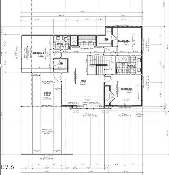 Lot 3 Perch Lane 2nd Floor Plan