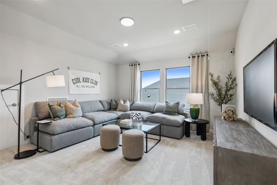 Furnished interior view inside a new home in Elevon, Lavon (Image 15). Furnished interior view inside a new home in Elevon, Lavon (Image 15).