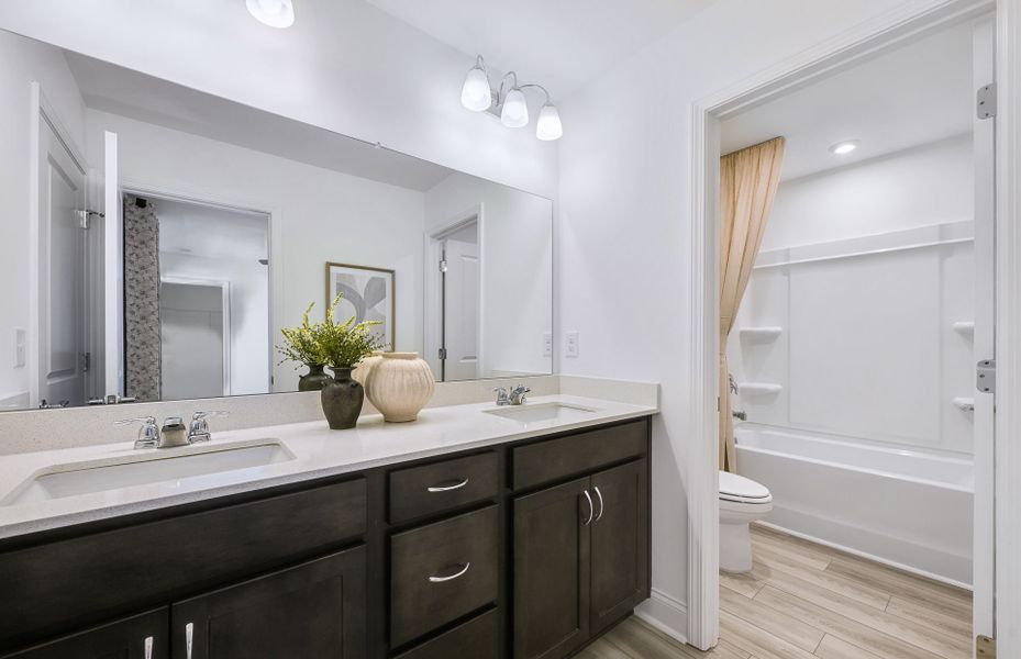 Representative furnished interior of a home built from the Liston by Pulte Homes in Walker Terrace, Locust Grove (Image 11).