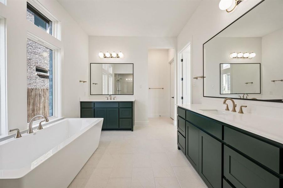 Furnished interior view inside a new home in Parks of Aledo, Aledo (Image 6).