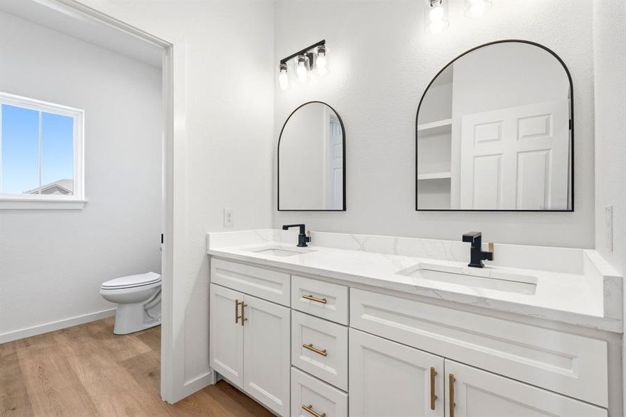 Furnished interior view inside a new home in , Hawley (Image 16).
