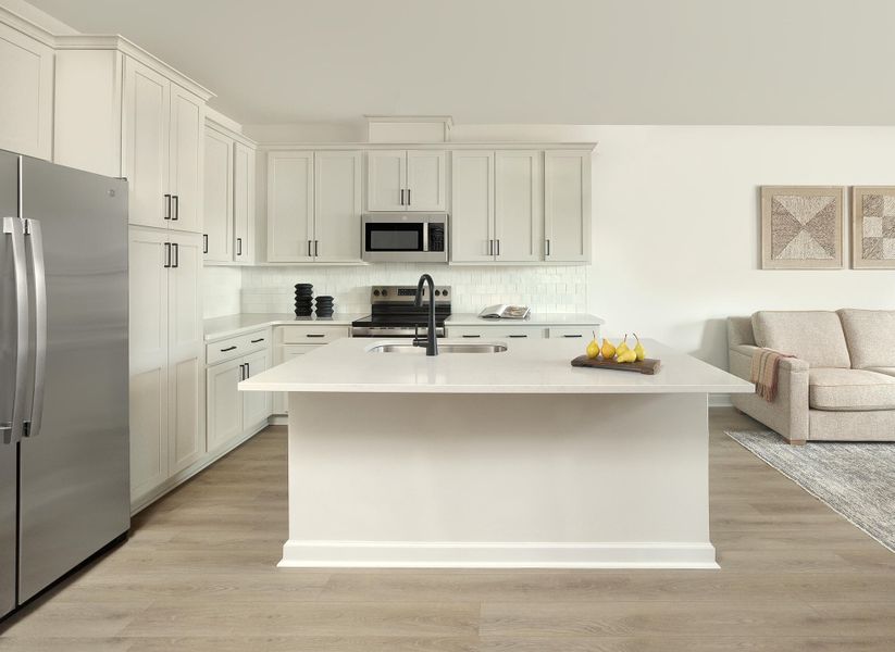 Furnished interior view inside a new home in , Ravenel (Image 9).