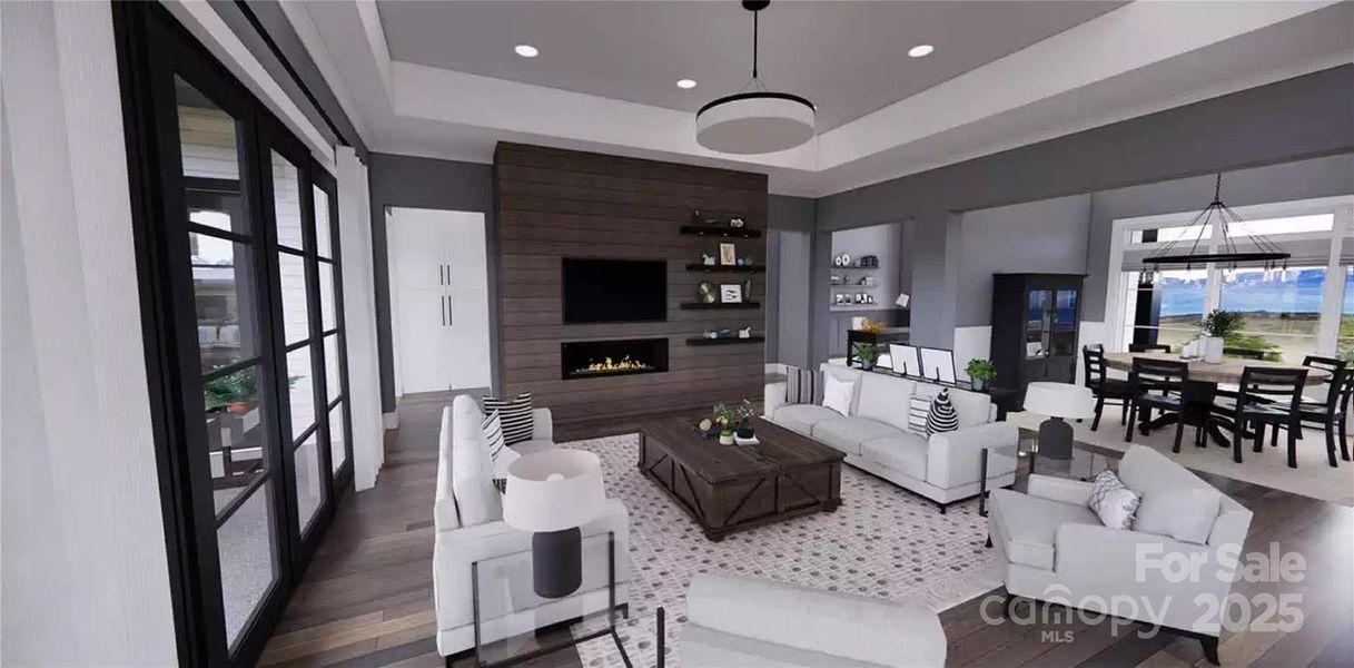 Furnished interior view inside a new home in , Denver (Image 9).