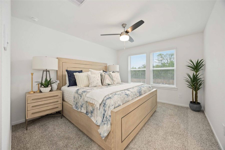 Furnished interior view inside a new home in Alaia Crossing, Houston (Image 26).