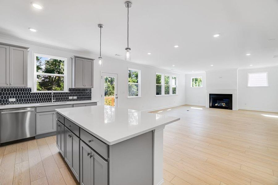 Furnished interior view inside a new home in Falls Creek, Flowery Branch (Image 7).