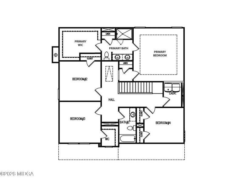 2D floor plan layout of this home in Robins Estates, Warner Robins, GA (Image 3). 2D floor plan layout of this home in Robins Estates, Warner Robins, GA (Image 3).