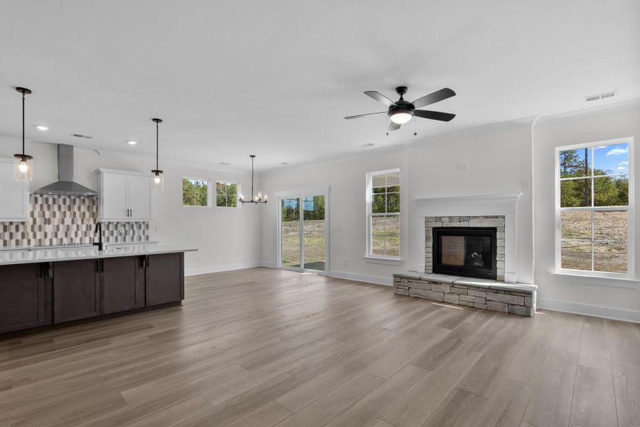 Spacious, unfurnished interior of a new home in Hancock Farms, Aiken (Image 28). Spacious, unfurnished interior of a new home in Hancock Farms, Aiken (Image 28).