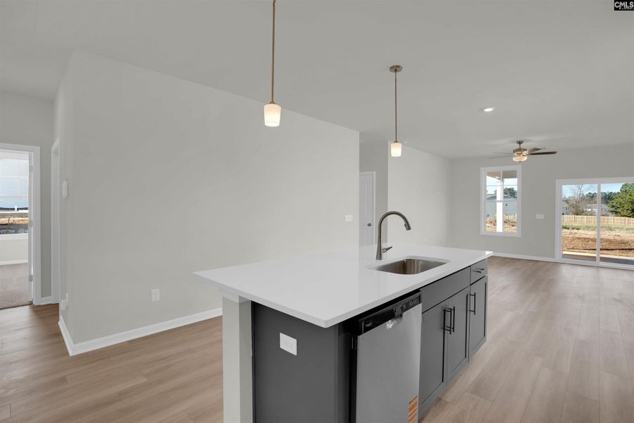 Furnished interior view inside a new home in Rolling Hills, Prosperity (Image 10). Furnished interior view inside a new home in Rolling Hills, Prosperity (Image 10).