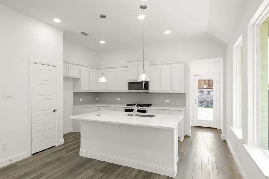 Furnished interior view inside a new home in Keeneland, Aubrey (Image 6).
