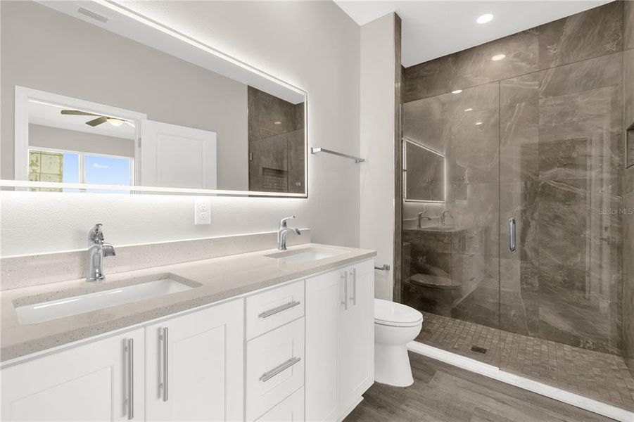 Furnished interior view inside a new home in , Sanford (Image 6).