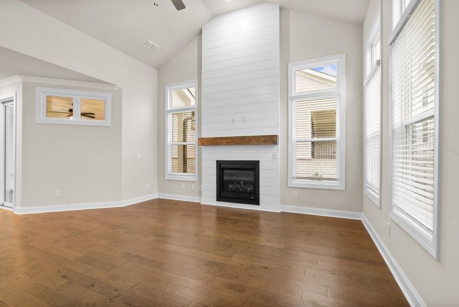 Representative unfurnished interior of a home built from the The McIntosh by The Providence Group in Promenade at Sawnee Village, Cumming (Image 15).
