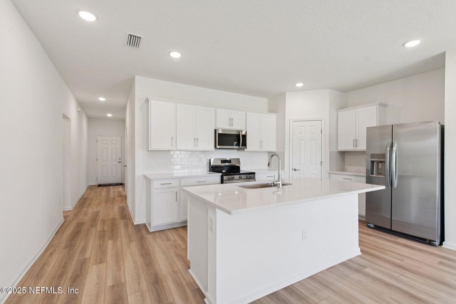 Furnished interior view inside a new home in Panther Creek, Jacksonville (Image 6).