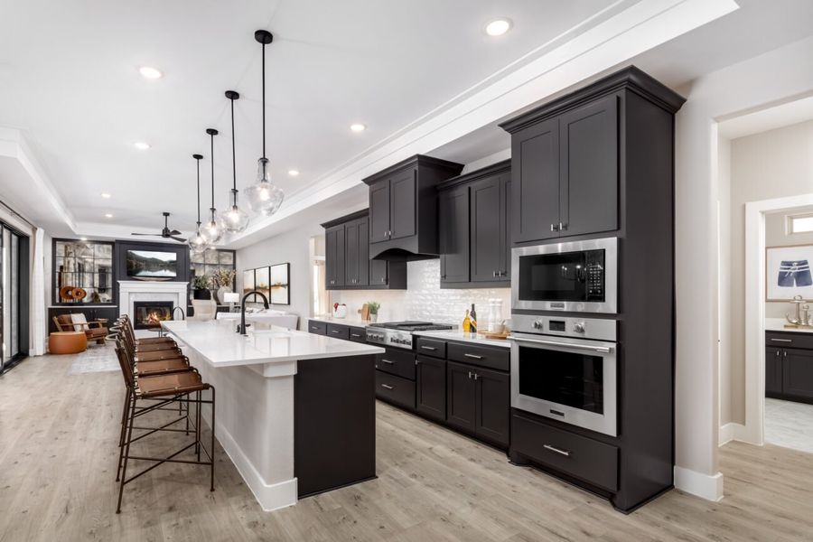 Representative furnished interior of a home built from the Verona by Ladera Texas in Ladera Prosper, Prosper (Image 7).