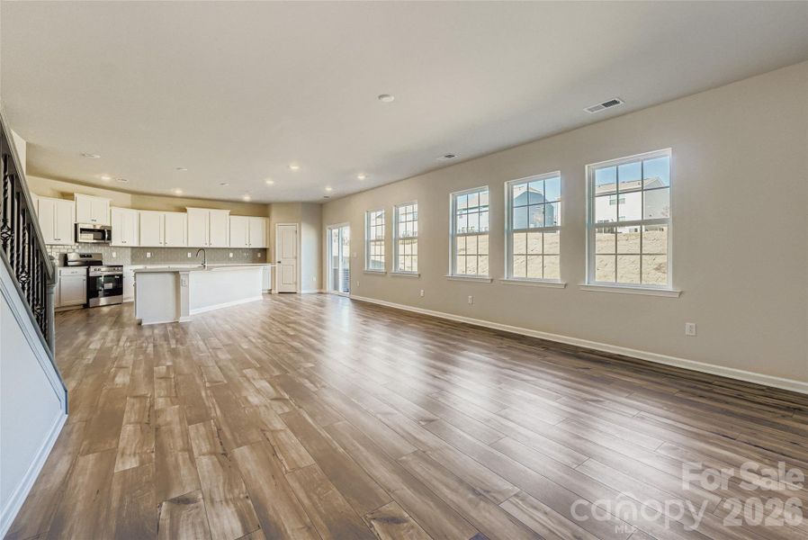 Spacious, unfurnished interior of a new home in Shannon Woods: Walk & Enclave, Maiden (Image 9).