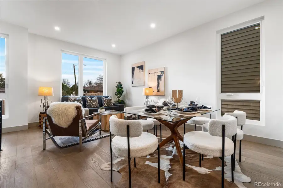 Furnished interior view inside a new home in , Denver (Image 7).