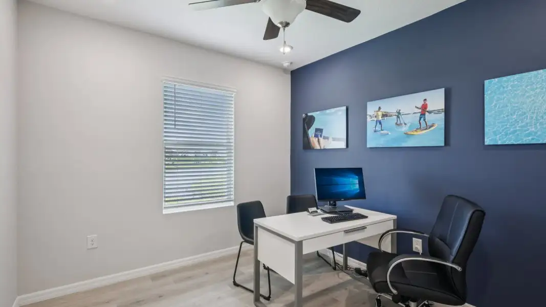 Furnished interior view inside a new home in Towns at Woodsdale, Wesley Chapel (Image 26).