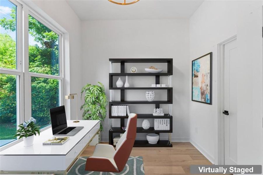 Furnished interior view inside a new home in , East Point (Image 3). Furnished interior view inside a new home in , East Point (Image 3).