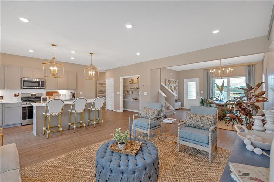 Furnished interior view inside a new home in , Rockmart (Image 13).