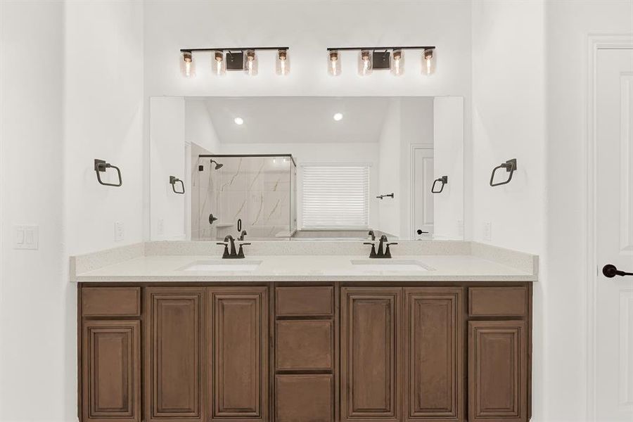 Furnished interior view inside a new home in Union Park, Little Elm (Image 8). Furnished interior view inside a new home in Union Park, Little Elm (Image 8).